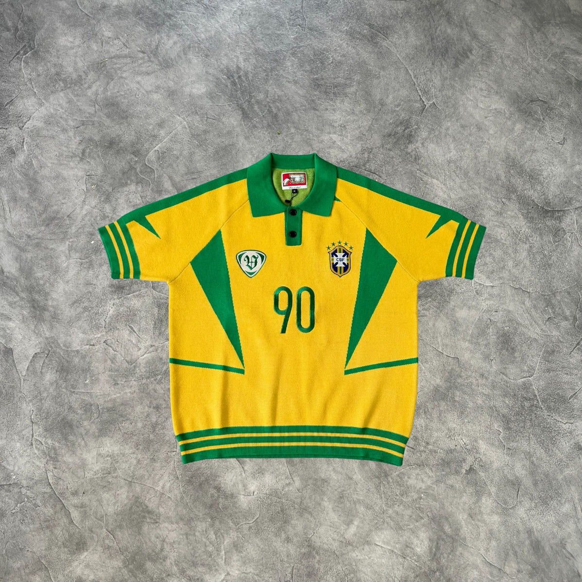 Vescartes Brazil Jersey Yellow/Green