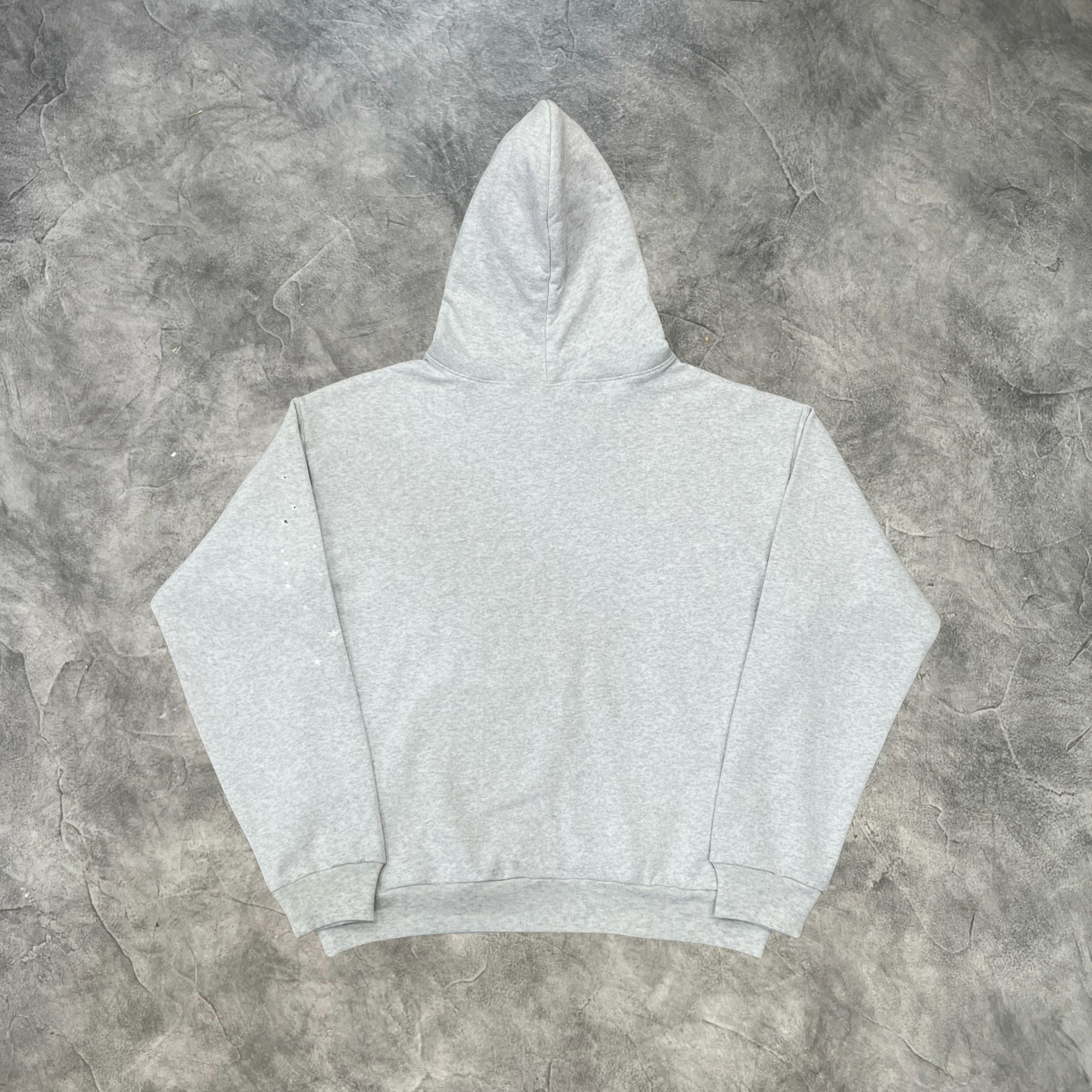 Sp5der Arach NY Phobia Hoodie Ash Grey