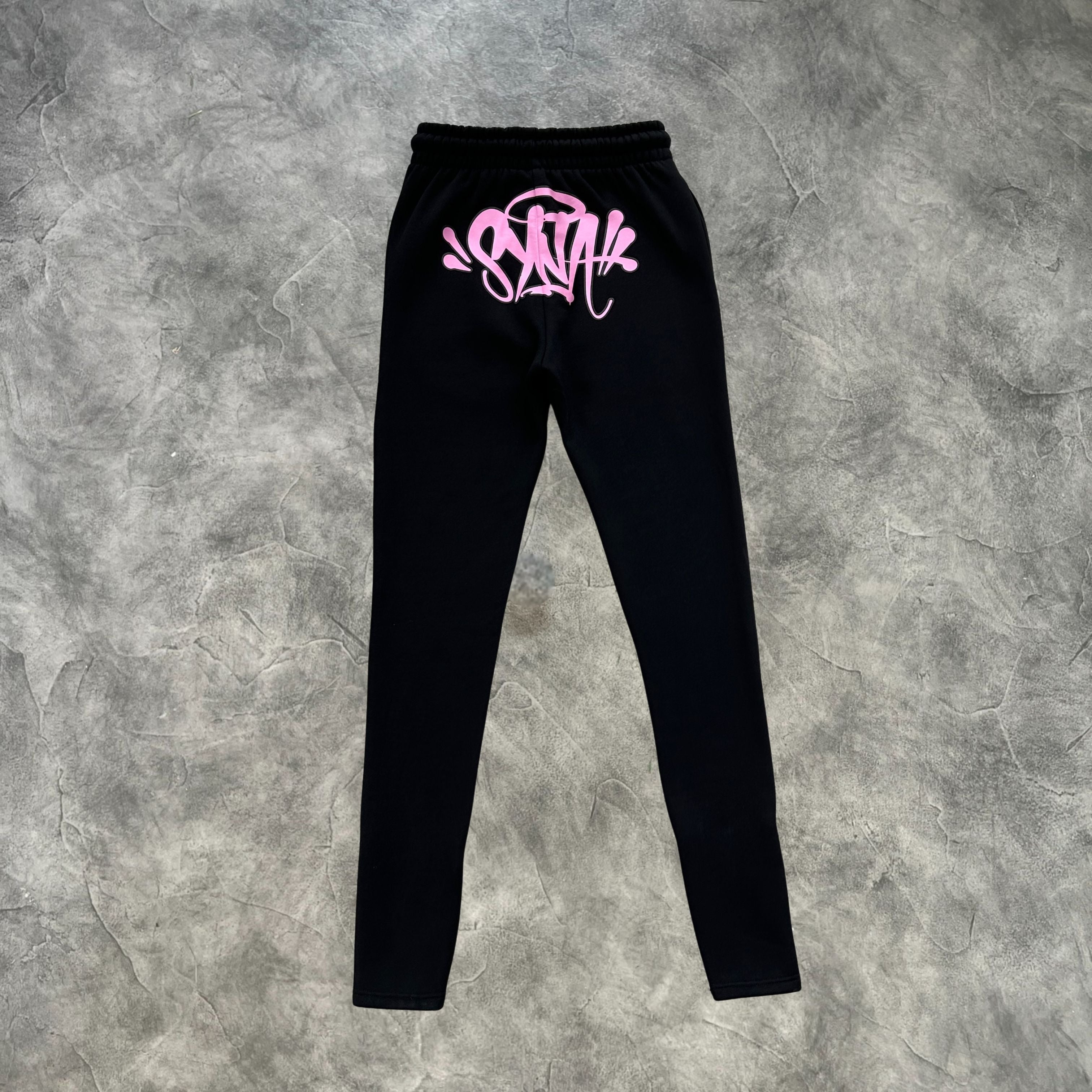 Syna Linen Tracksuit Black/Pink