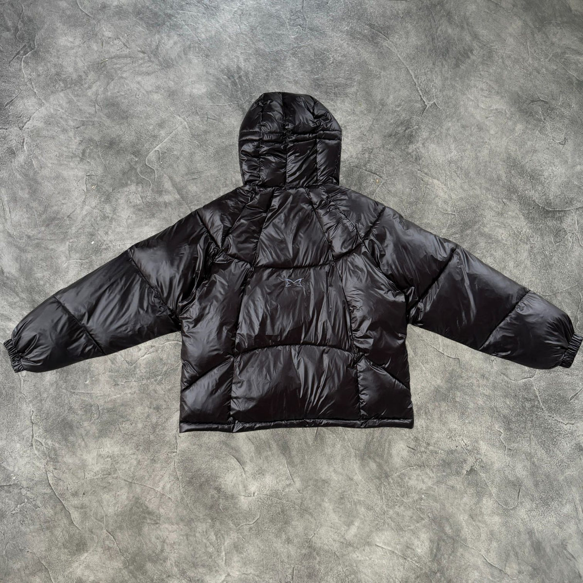 Mertra Mesh Puffer Jacket Black