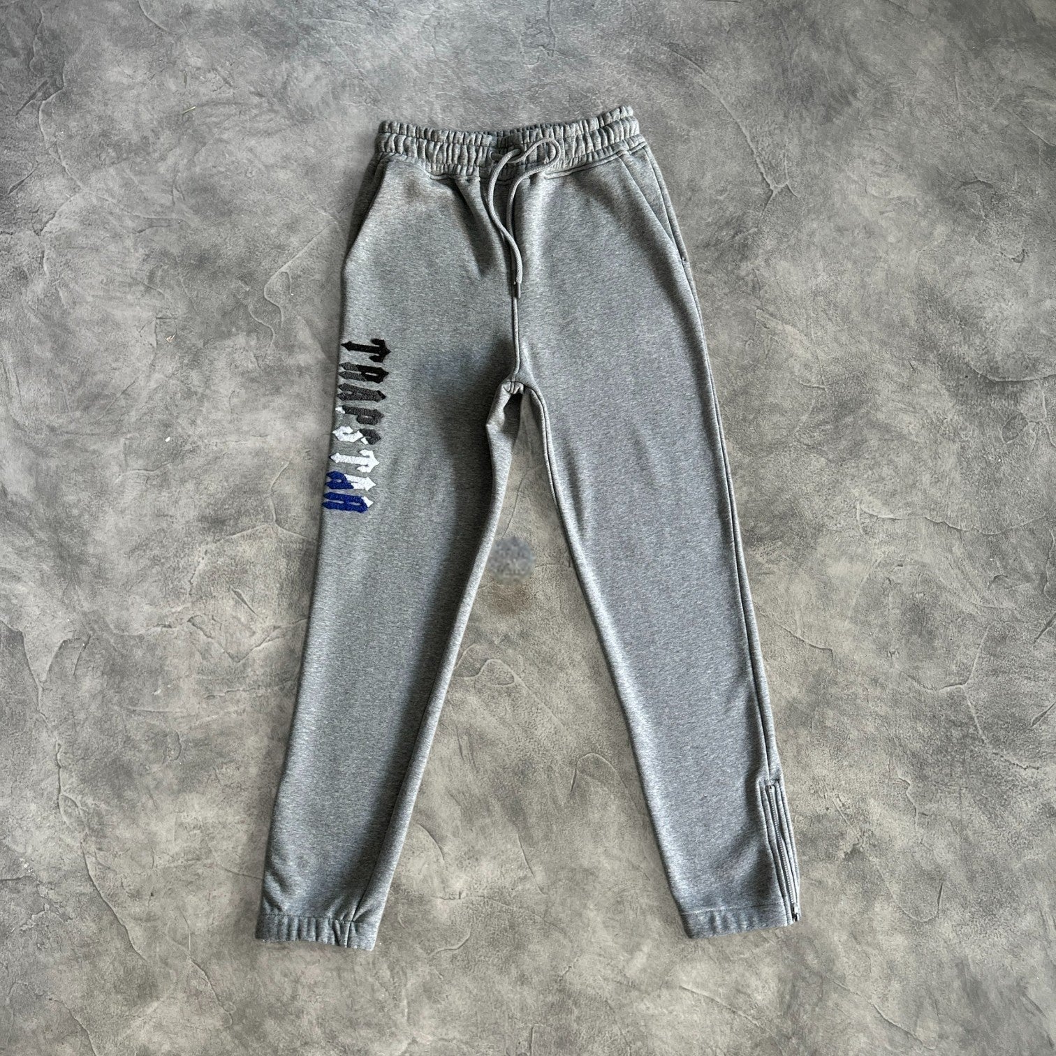 Trapstar Chenille 2.0 Decoded Tracksuit Grey/Blue