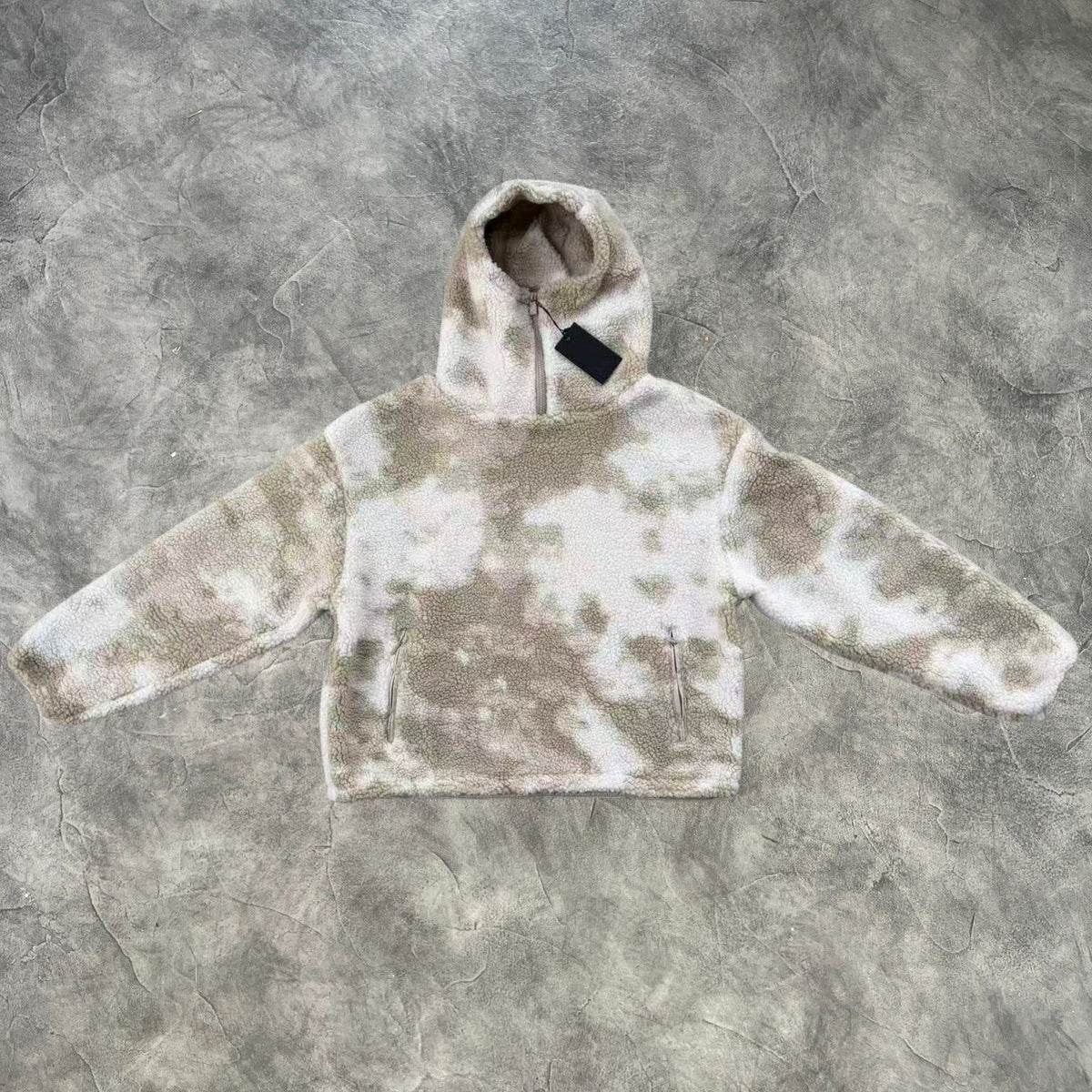 Mertra Lambswool Pullover Hoodie Yellow