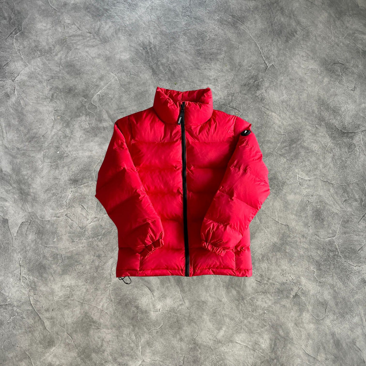 Trapstar Cord Ridge Puffer Jacket Red
