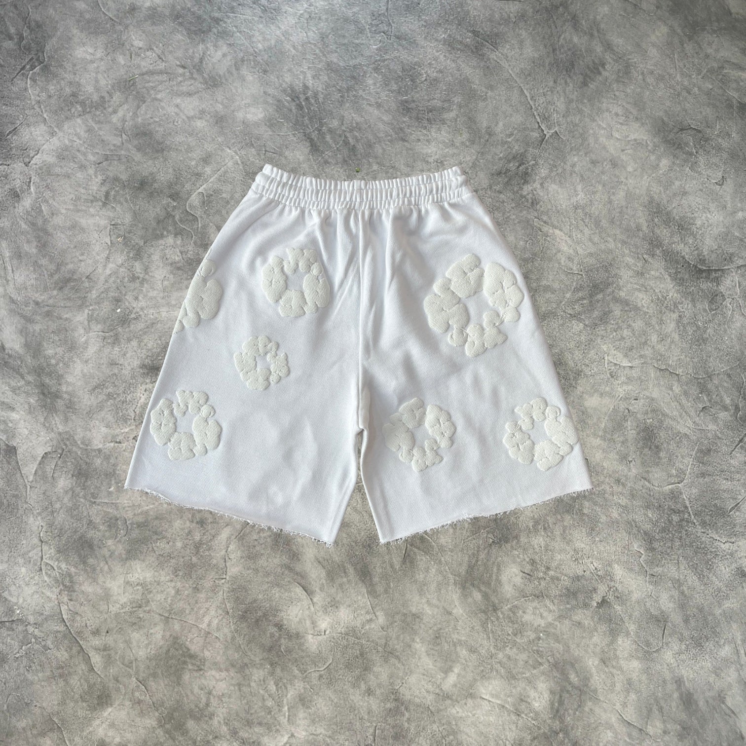 Denim Tears The Cotton Wreath Sweatshorts White