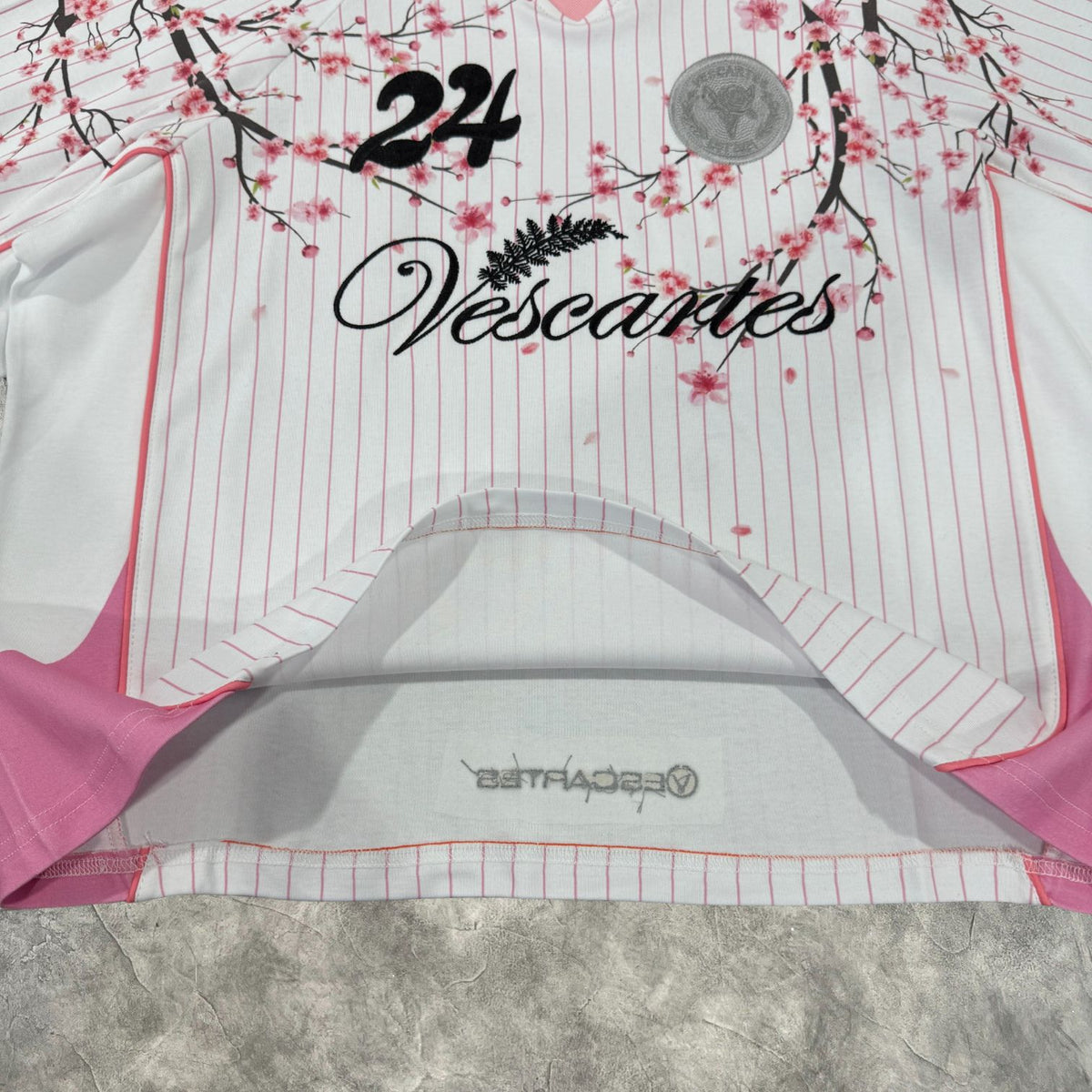 Vescartes Sakura Jersey White/Pink