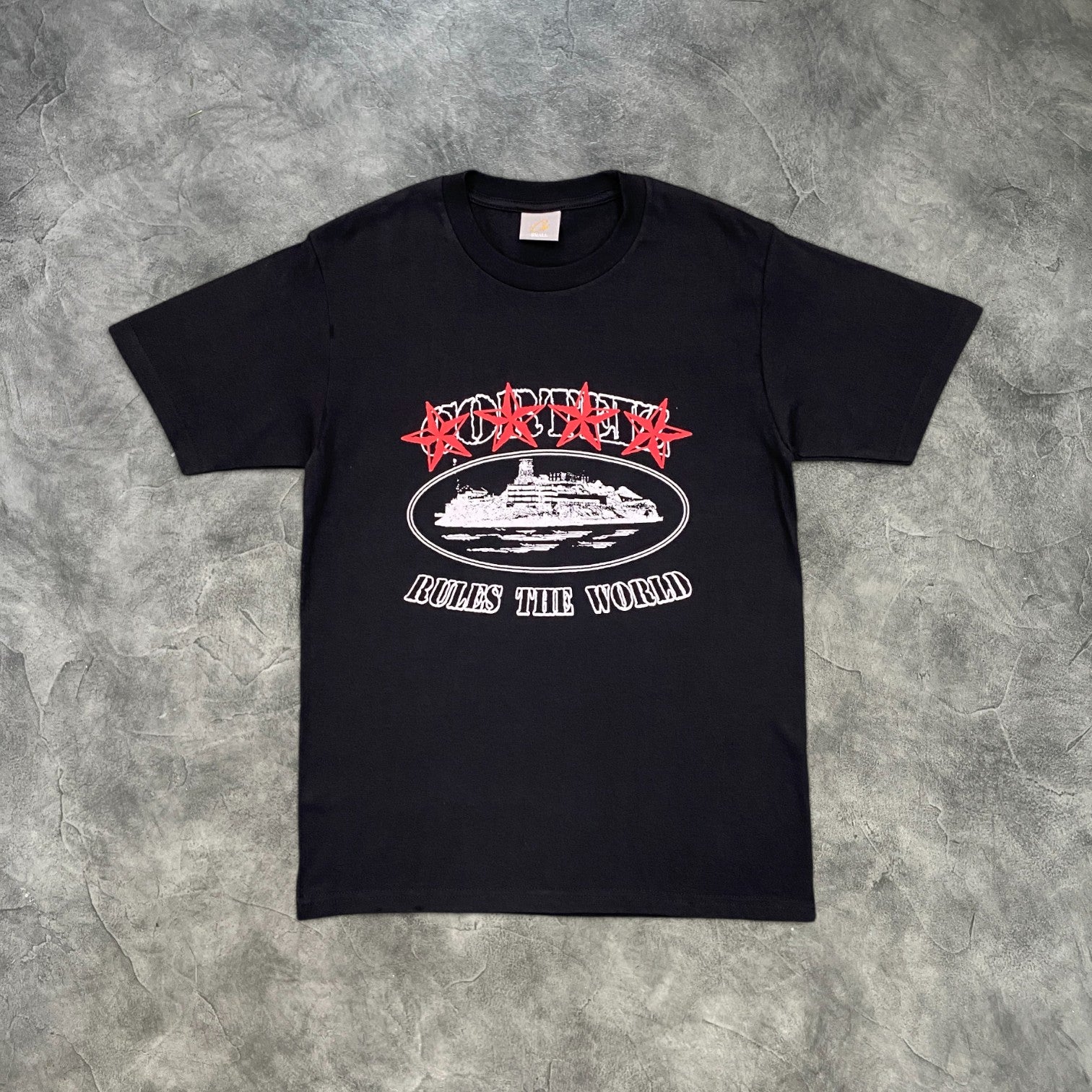 Corteiz Alcatraz 4 Star T-Shirt Black – Vaulted