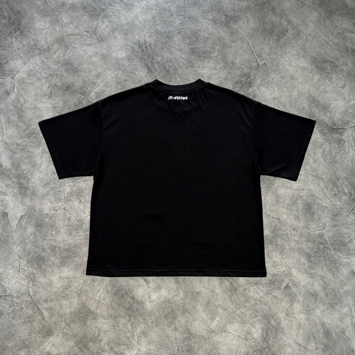 Mertra Stacked Logo T-Shirt Black