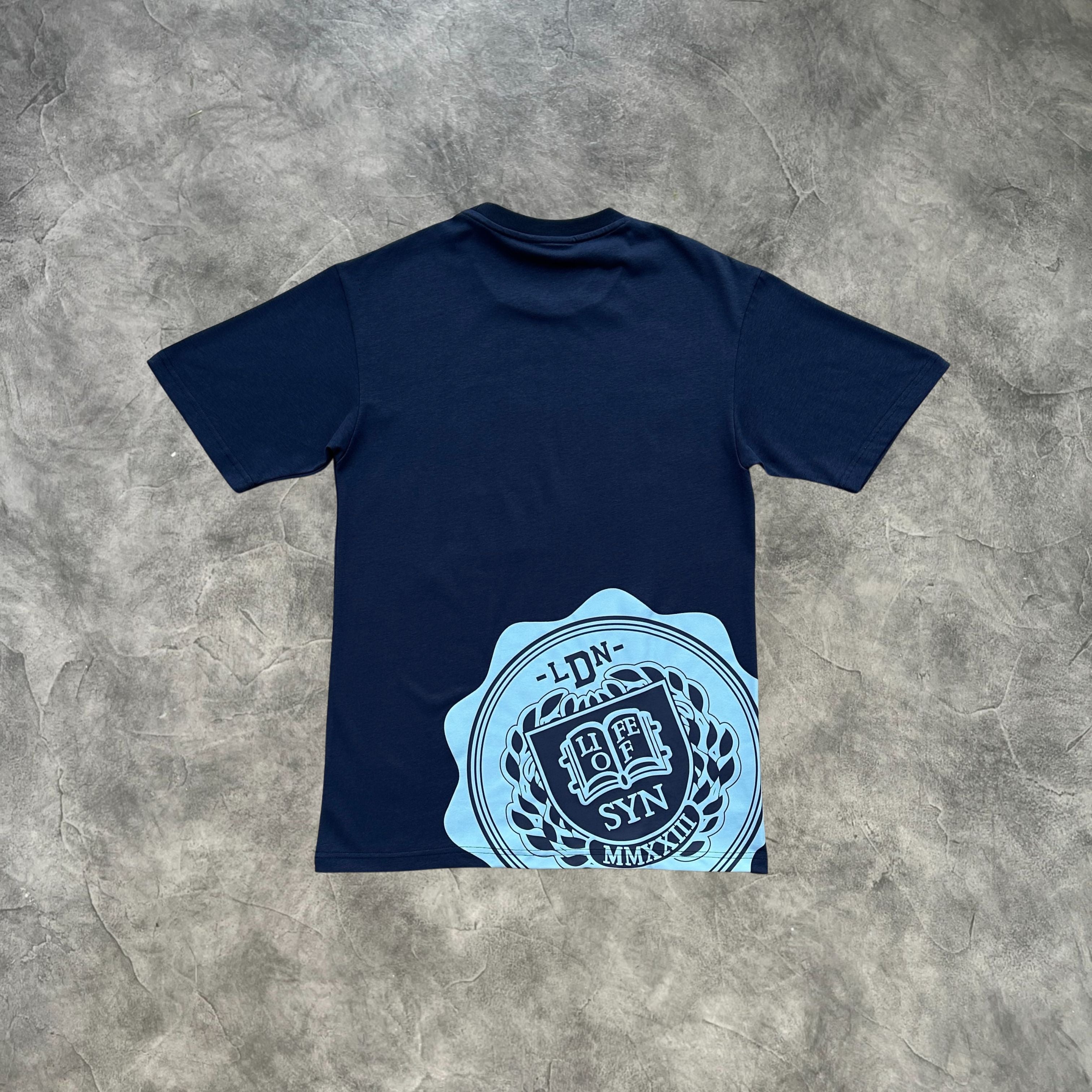 Syna World Crest T-Shirt Blue