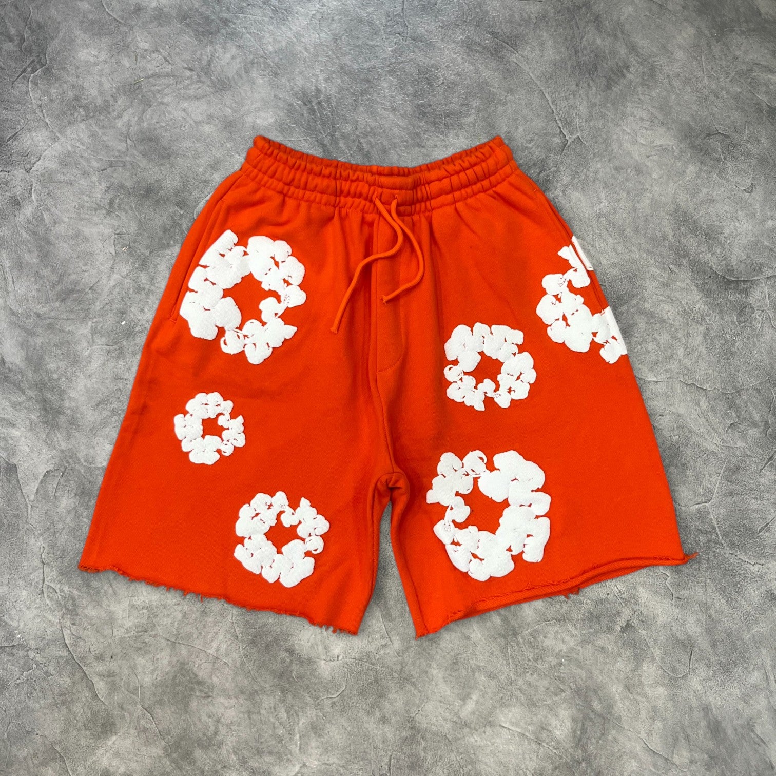 Denim Tears The Cotton Wreath Sweatshorts Orange