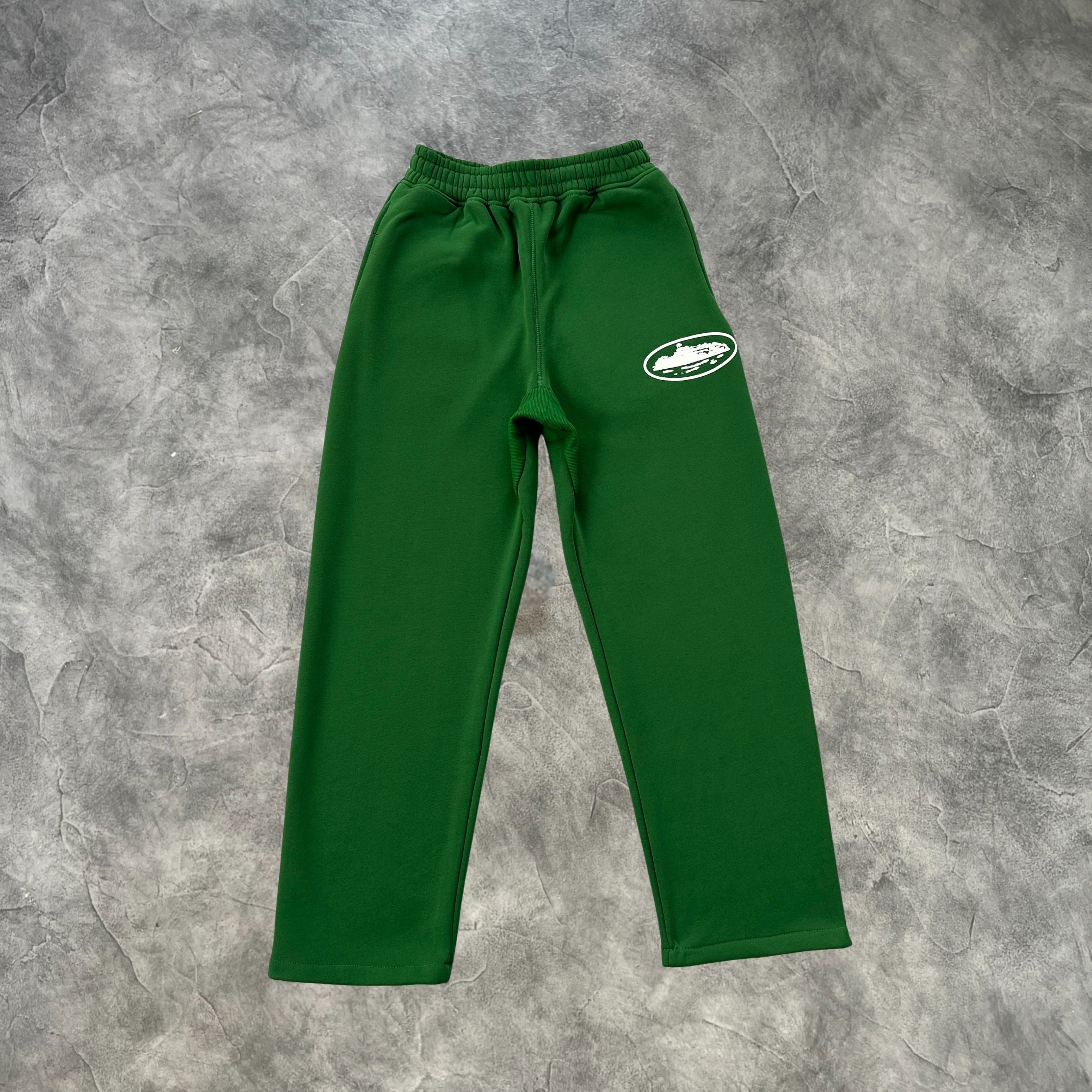 Corteiz Crtz Zip-Up Tracksuit Dark Green