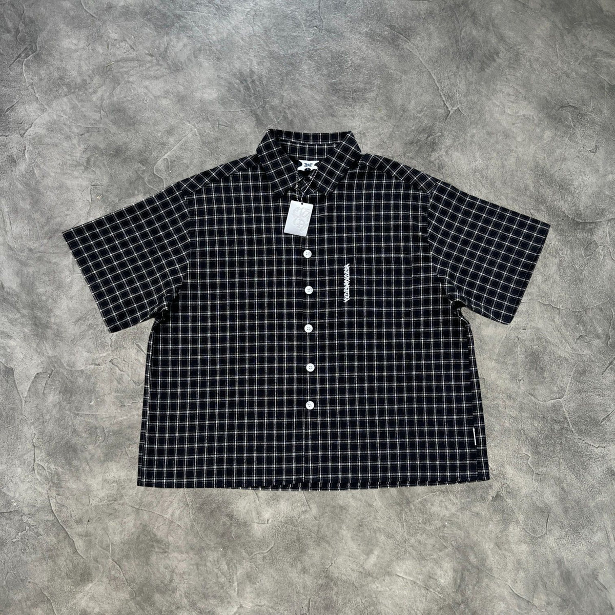 Mertra X Corteiz Midnight Plaid & Denim Drift Vaulted Set