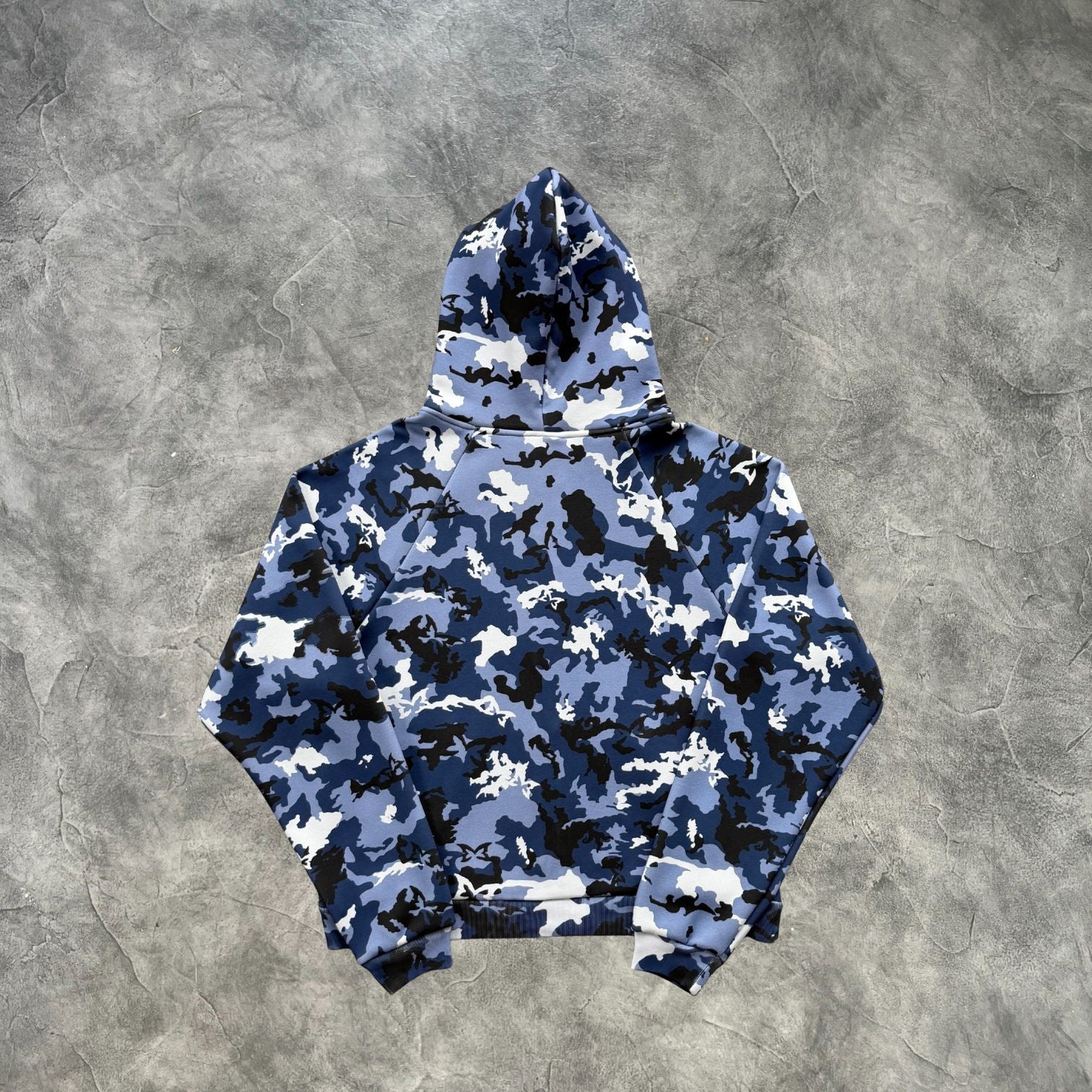 Mertra Zipper Jacket Blue Camouflage