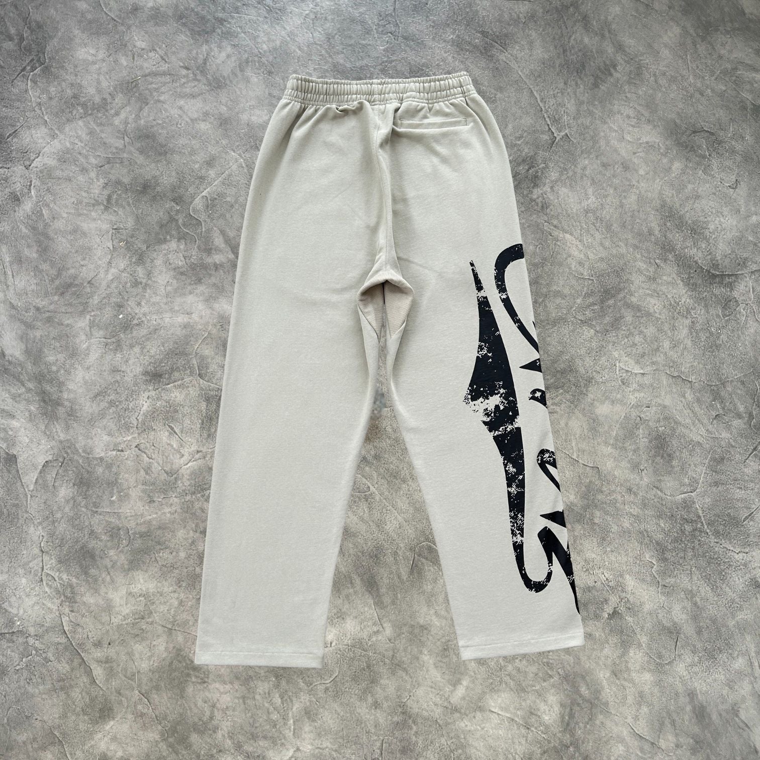 Corteiz Large Print CRTZ Zip-Up Tracksuit Beige