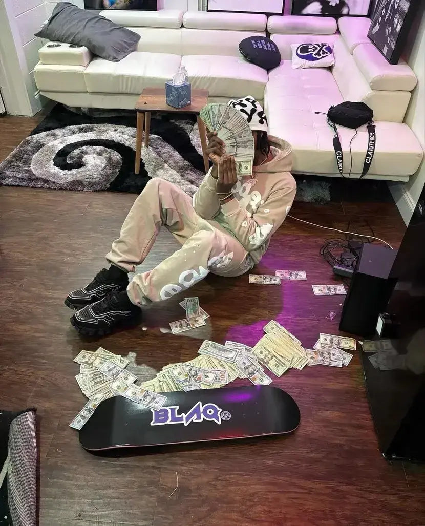 Sp5der Stars Tracksuit Sand