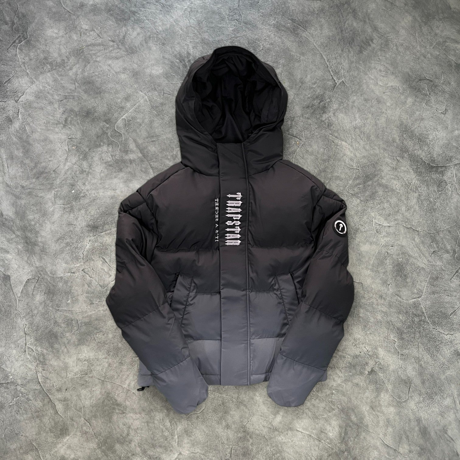 Trapstar Decoded 2.0 Hooded Puffer Black Gradient