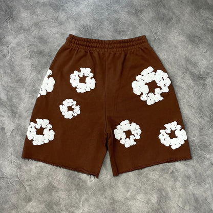 Denim Tears The Cotton Wreath Sweatshorts Brown