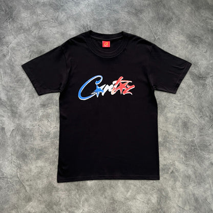 Corteiz Evil French Colourway T-Shirt Black