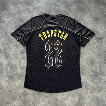 Trapstar Football Jersey Black Lime