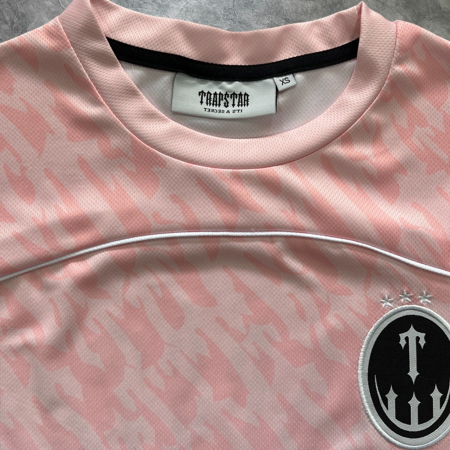 Trapstar Football Jersey Dusty Pink