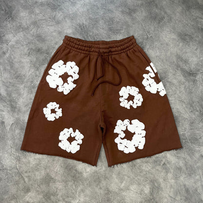 Denim Tears The Cotton Wreath Sweatshorts Brown