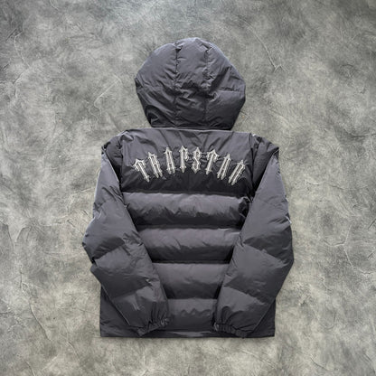 Trapstar Detachable Hooded Puffer Stone Grey