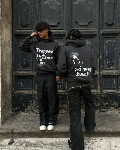 Broken Planet Trapped In Time Hoodie