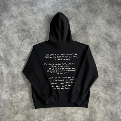 Corteiz Supreme Rules The World Hoodie Black