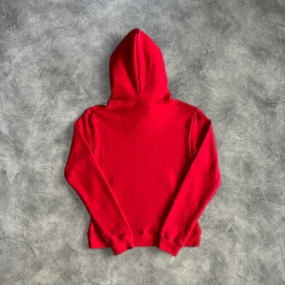 Syna Linen Tracksuit Red