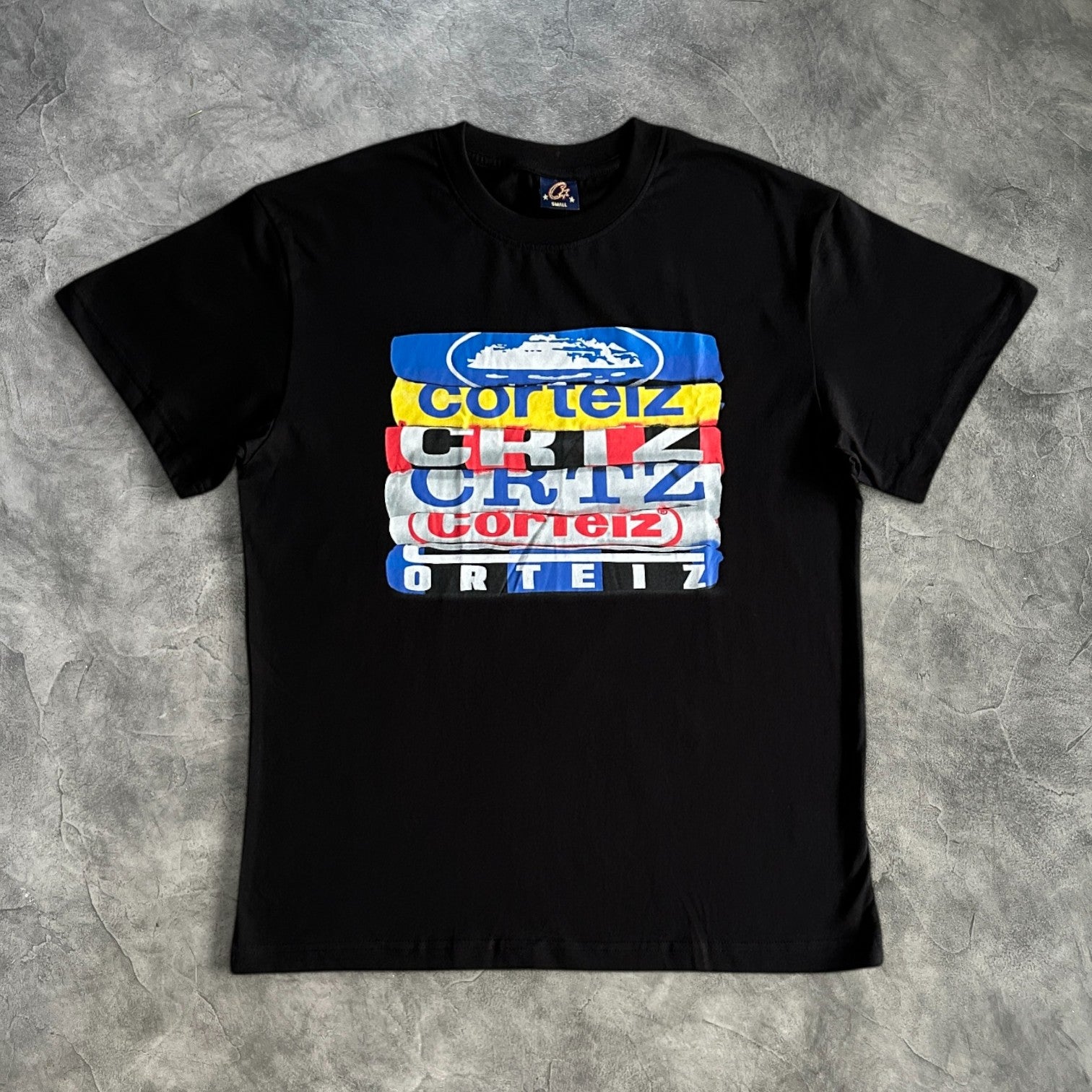 Corteiz Color Album T-Shirt Black