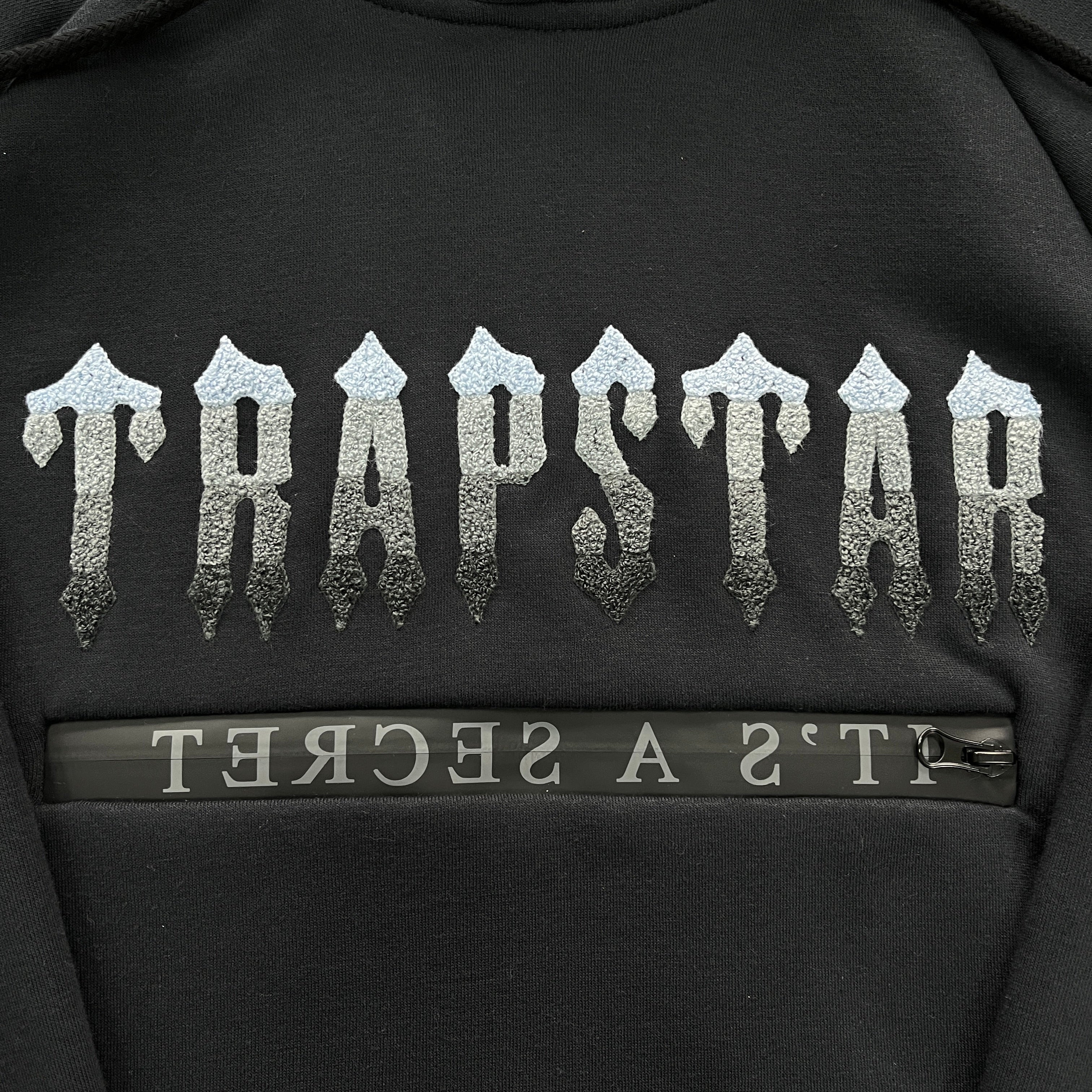 Trapstar Its A Secret Hooded Tracksuit Black