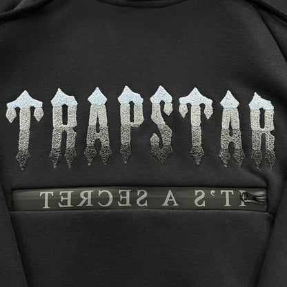 Trapstar Its A Secret Hooded Tracksuit Black