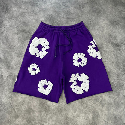 Denim Tears The Cotton Wreath Sweatshorts Purple