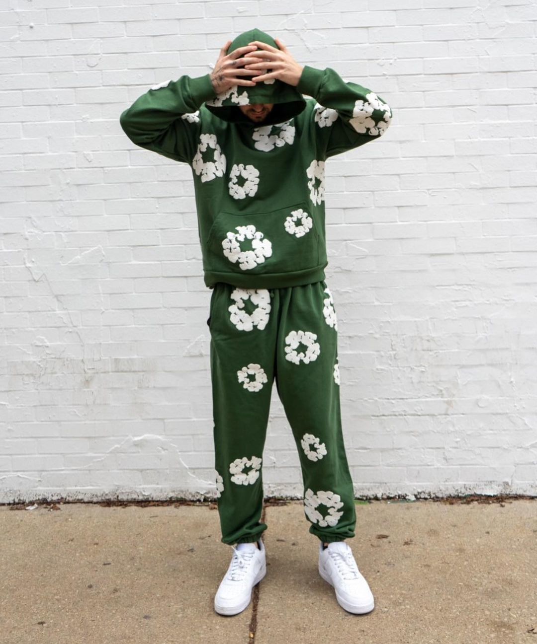 Denim Tears The Cotton Wreath Sweatshirt Green