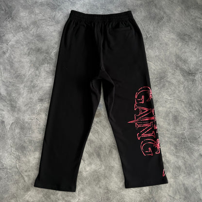 Corteiz Slaughter Gang Zip-Up Tracksuit Black