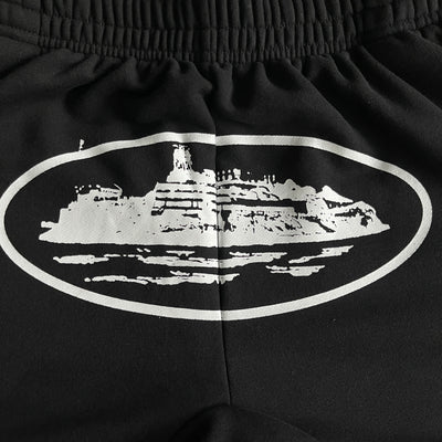 Corteiz Alcatraz Basic Jogging Pants Black