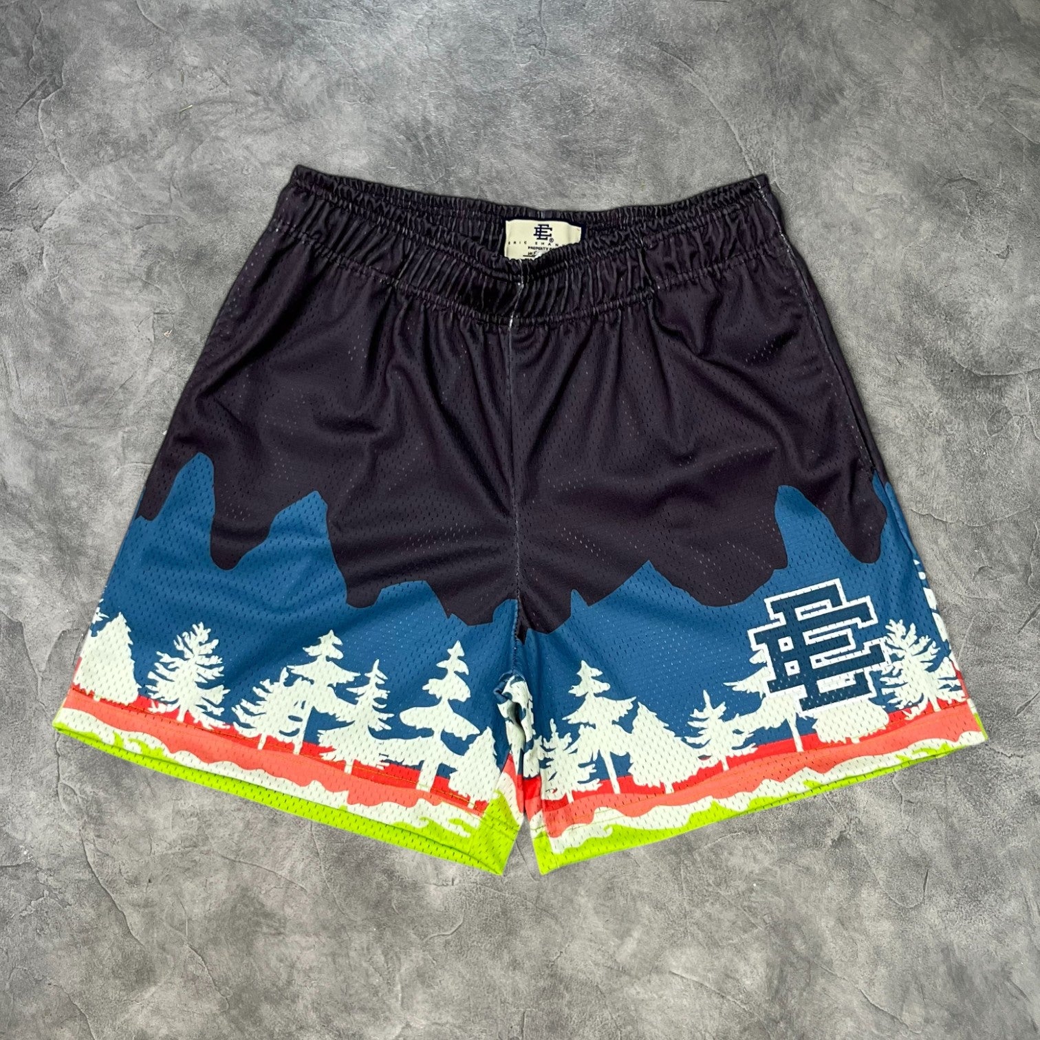 Eric Emanuel Wooden Shorts Black/Blue