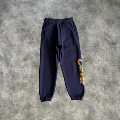 Corteiz Letter Crtz Sweatpants Blue/Yellow