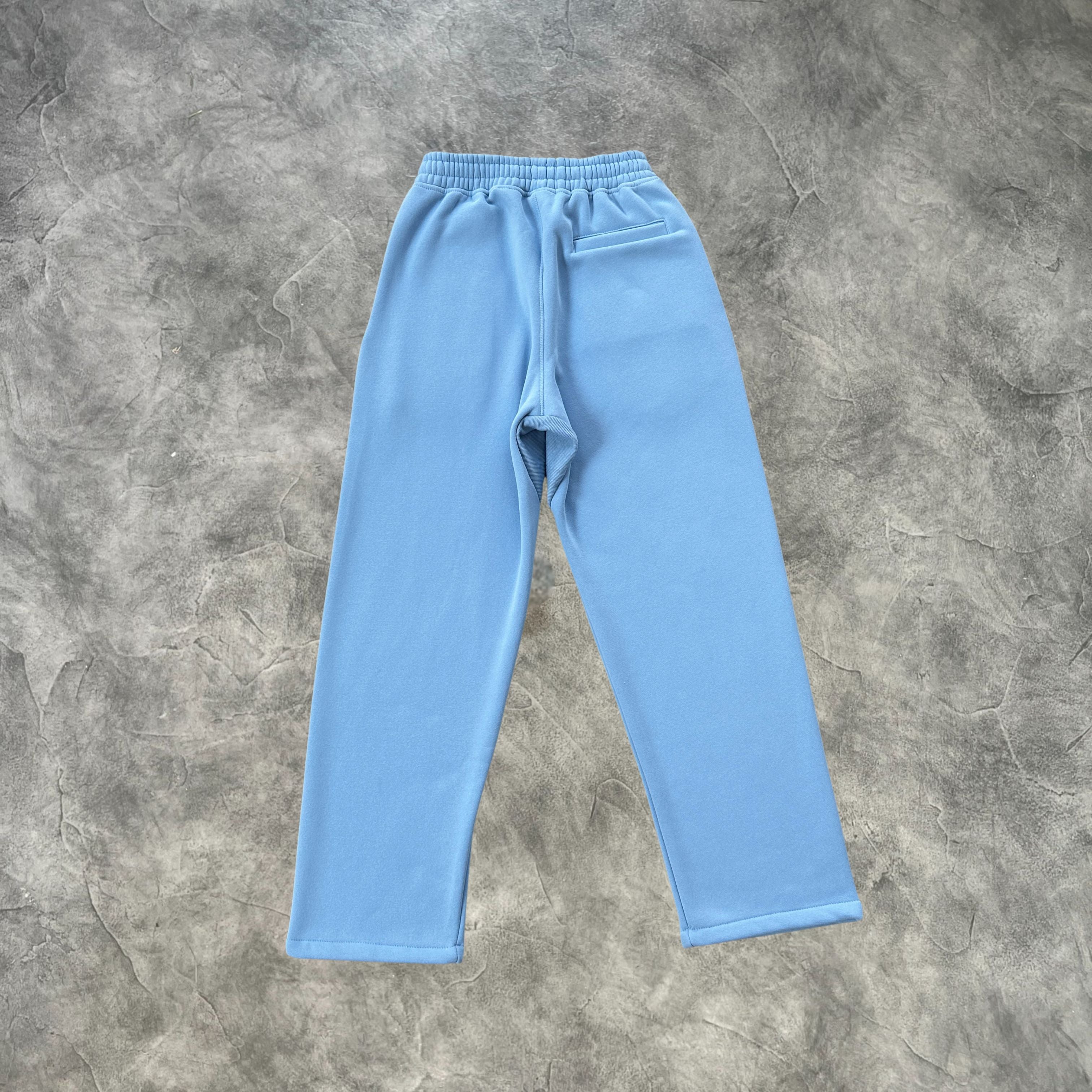 Corteiz Open Hem Sweatpants Baby Blue