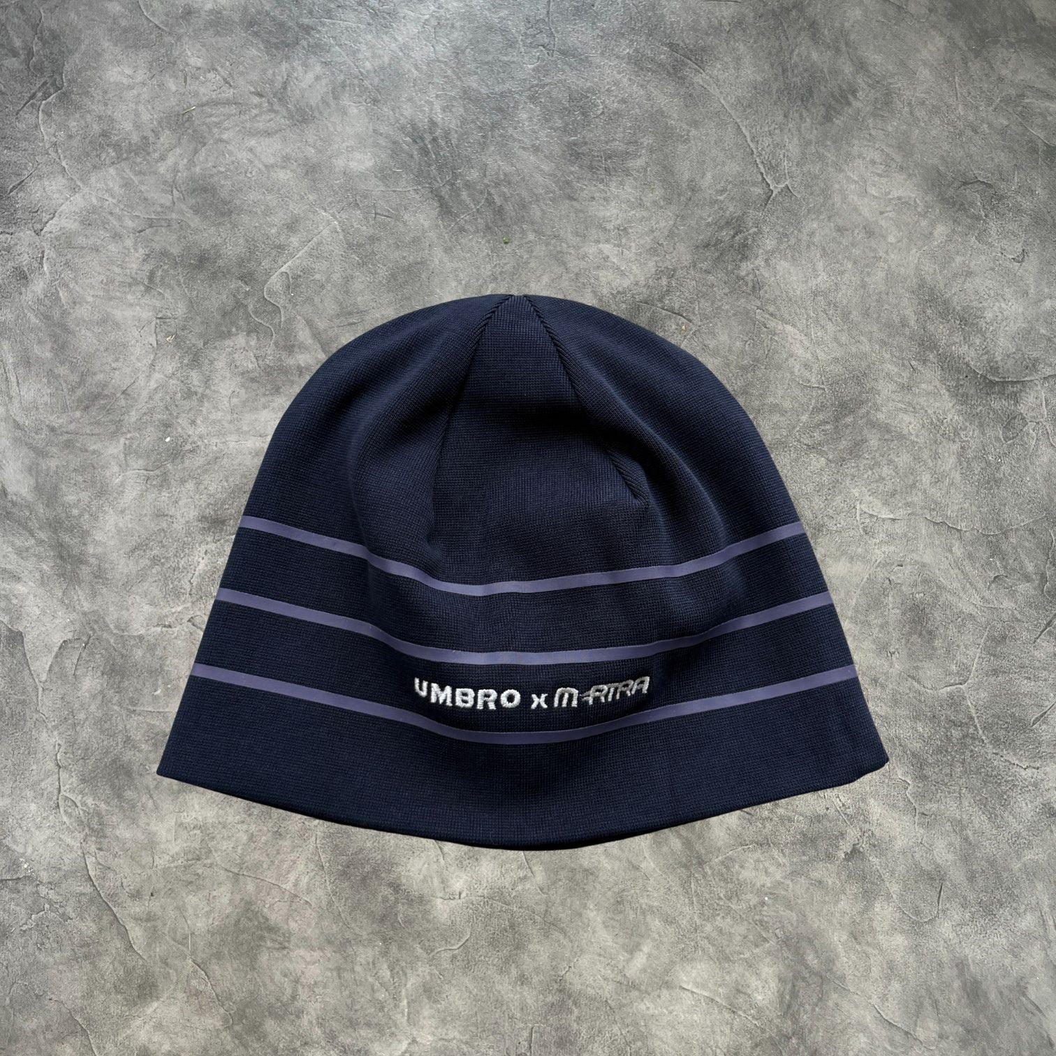Mertra Warm Up Diamond Beanie Navy Blue