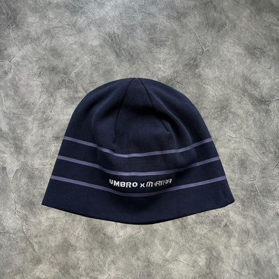 Mertra Warm Up Diamond Beanie Navy Blue