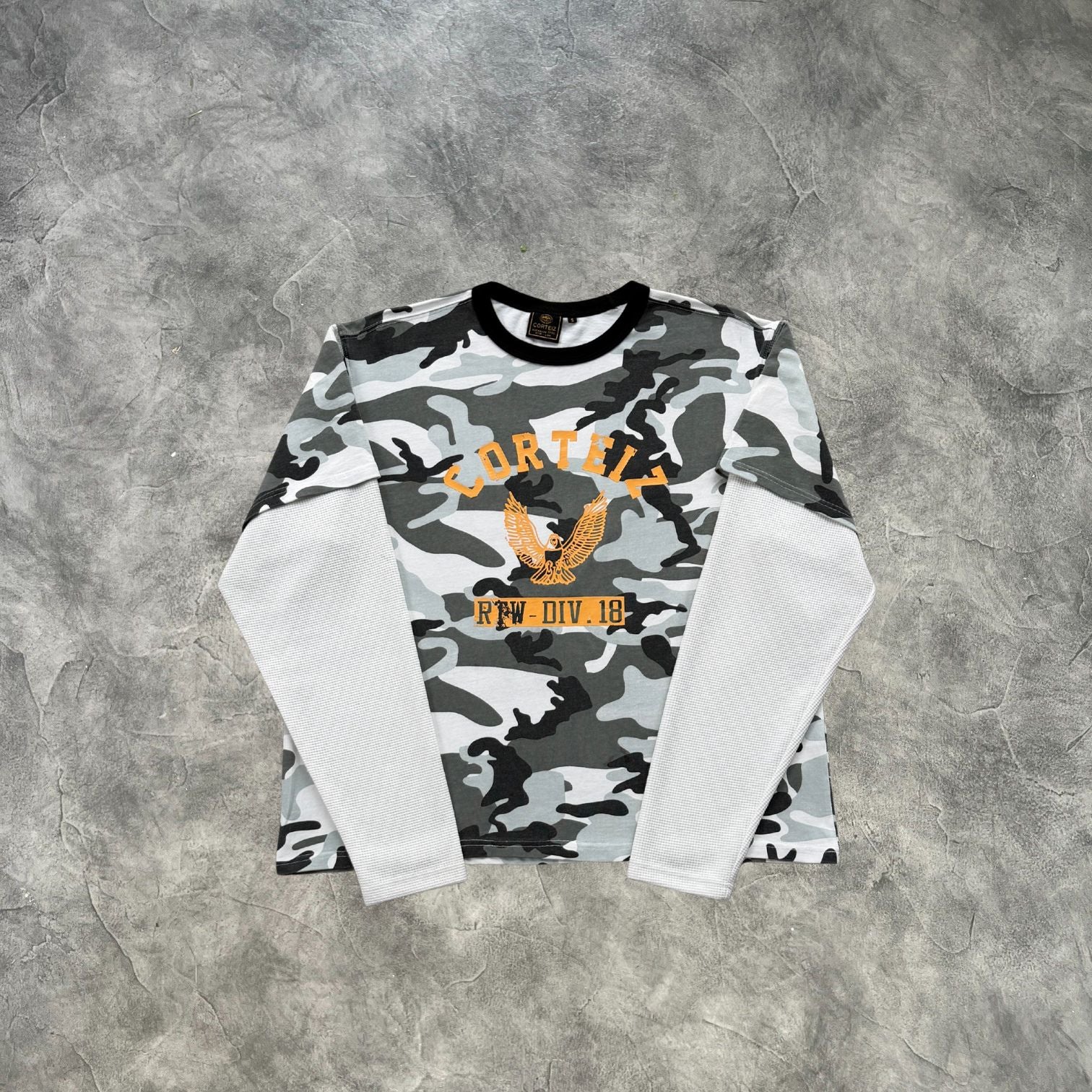 Corteiz Eagle Long Sleeves T-Shirt Camouflage