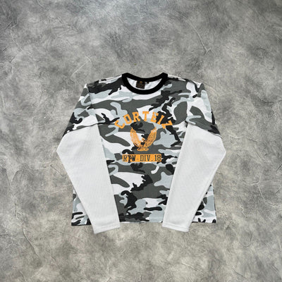 Corteiz Eagle Long Sleeves T-Shirt Camouflage