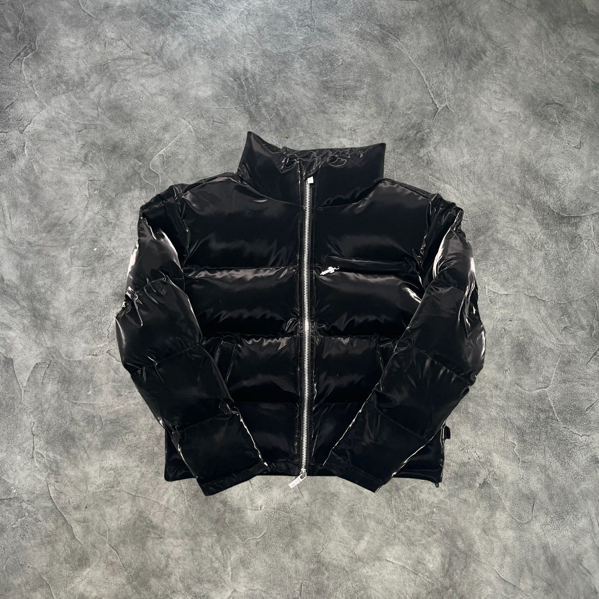 Trapstar Glitter Void Puffer Jacket Black