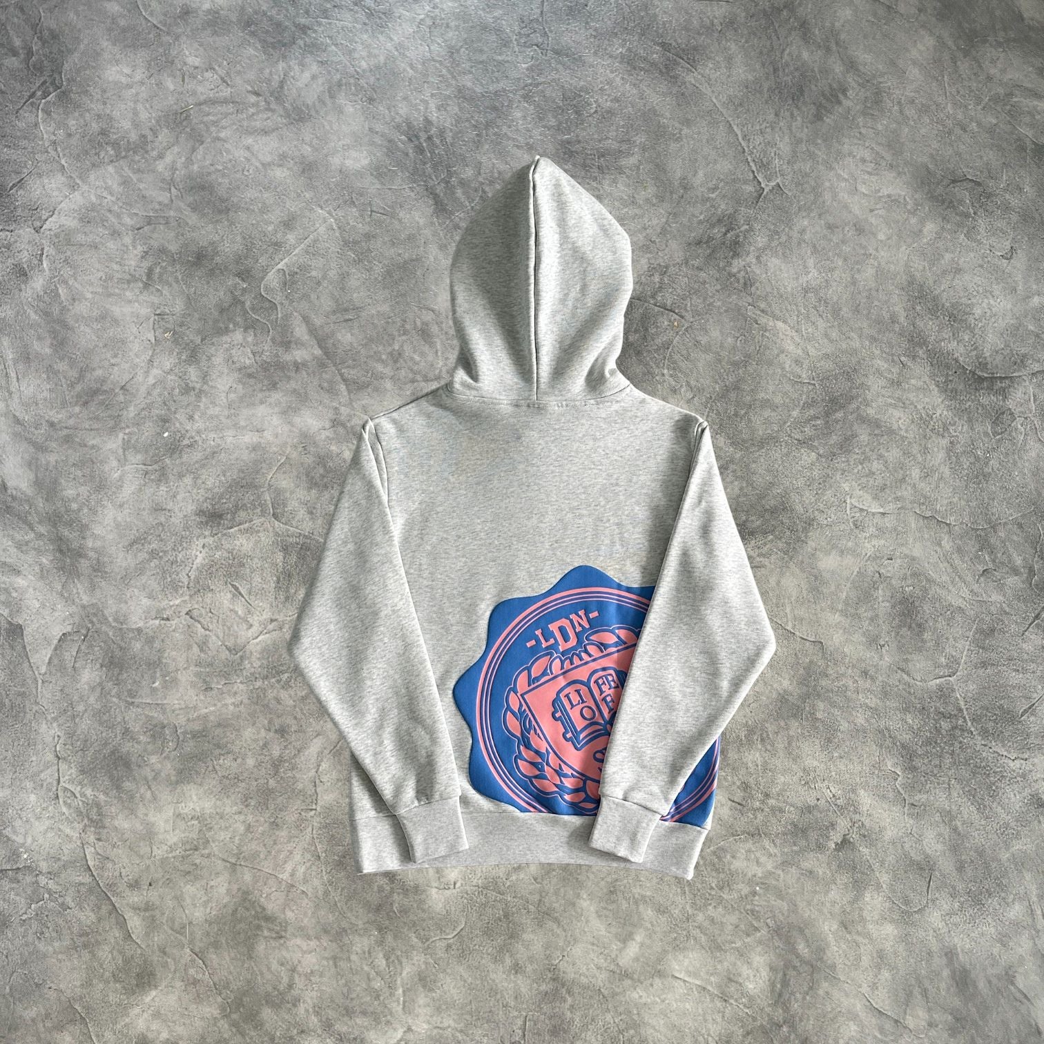 Syna Arched Printed Tracksuit Grey/Pink