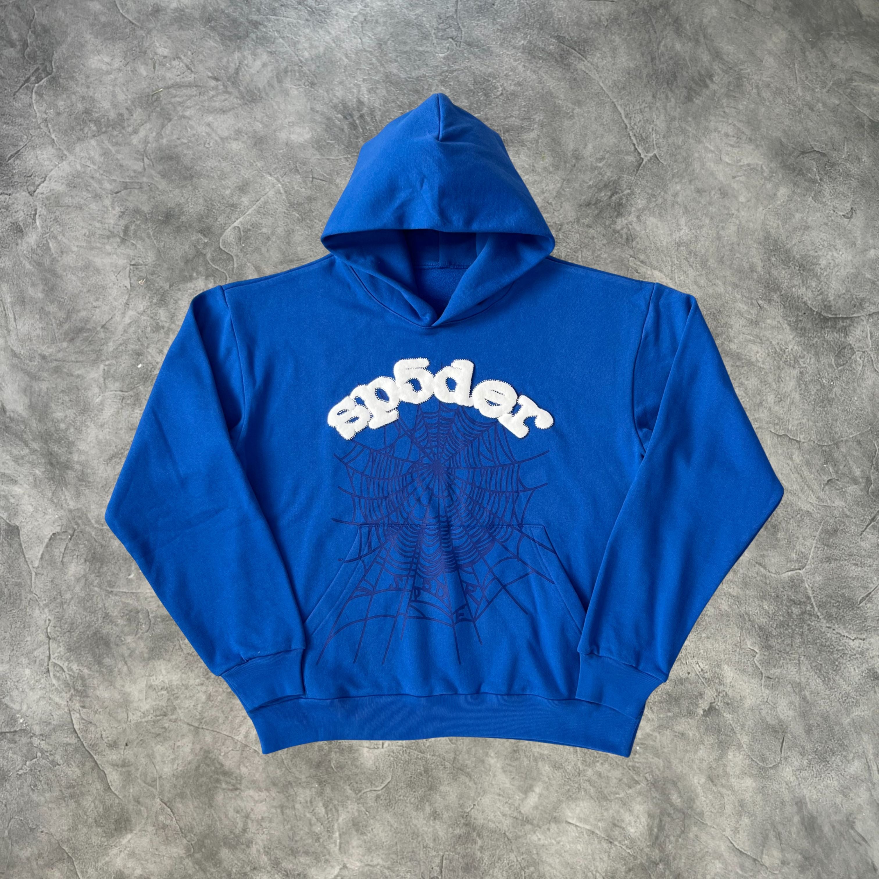 Sp5der Web Tracksuit Blue