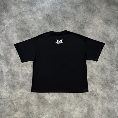 Mertra Mona Printed T-Shirt Black