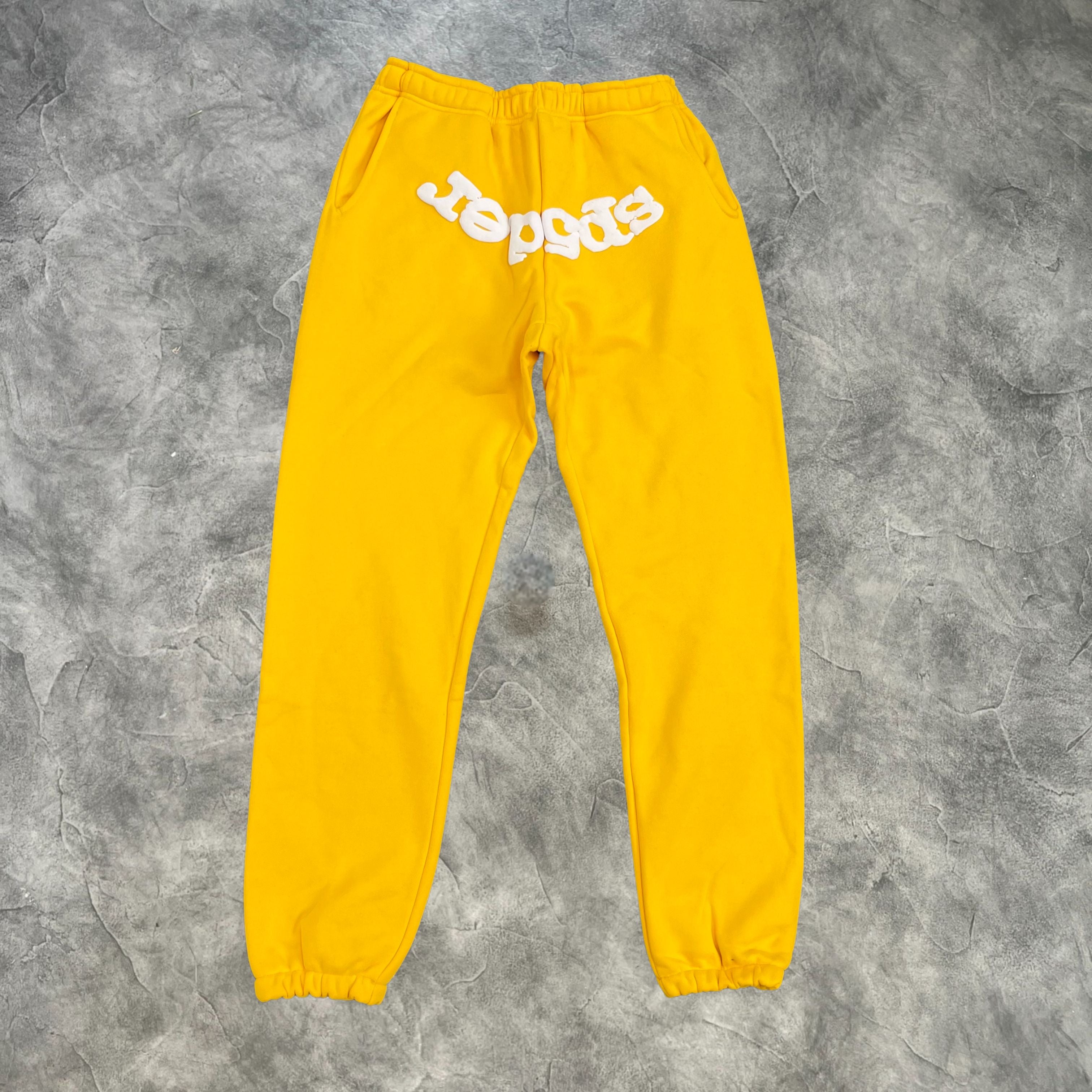 Sp5der Web Tracksuit Yellow