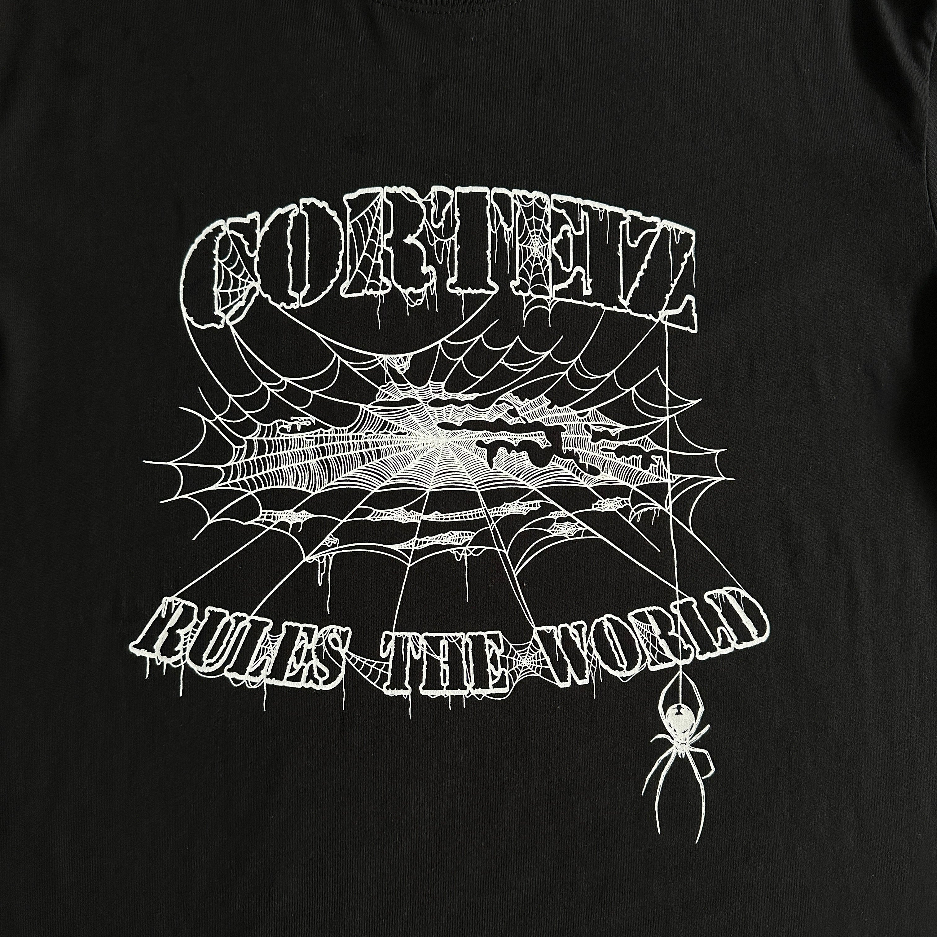 Corteiz Spider Web T-Shirt Black/White