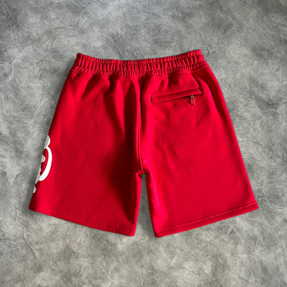 Syna Joggers Shorts Suit Red