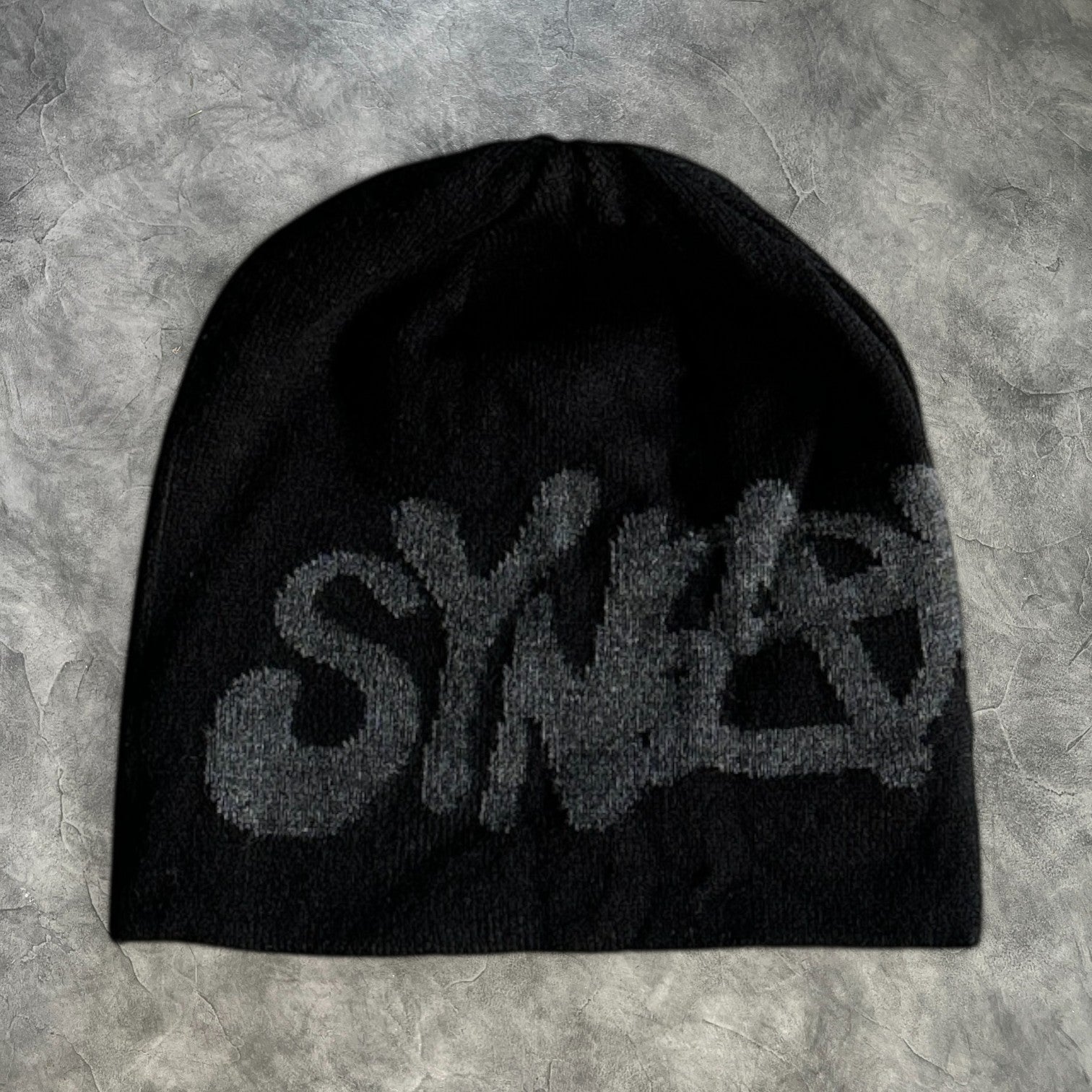 Syna Woolen Cold Hat Black/Grey